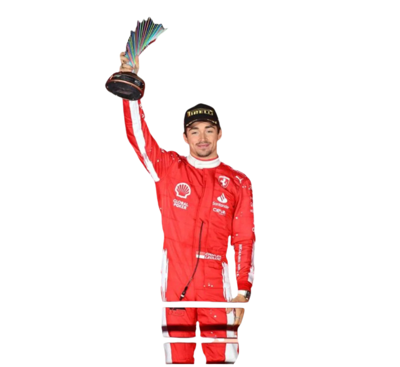  2023 New Las Vegas Charles Leclerc Formula 1 Scuderia Ferrari Replica Race Suit