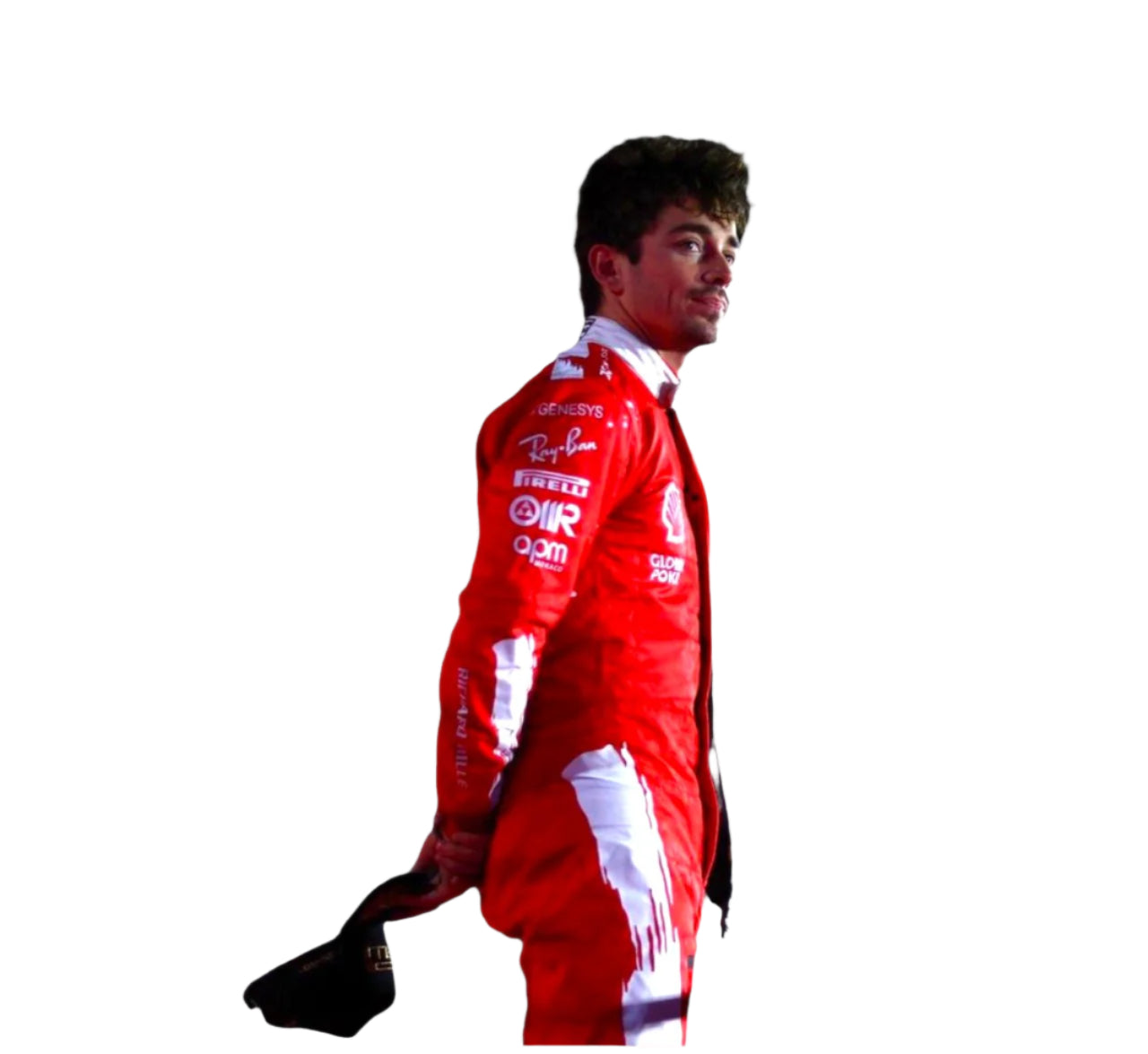  2023 New Las Vegas Charles Leclerc Formula 1 Scuderia Ferrari Replica Race Suit