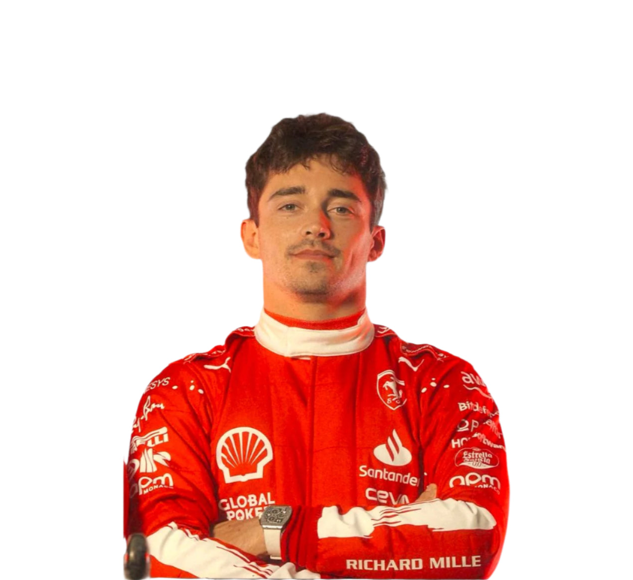  2023 New Las Vegas Charles Leclerc Formula 1 Scuderia Ferrari Replica Race Suit