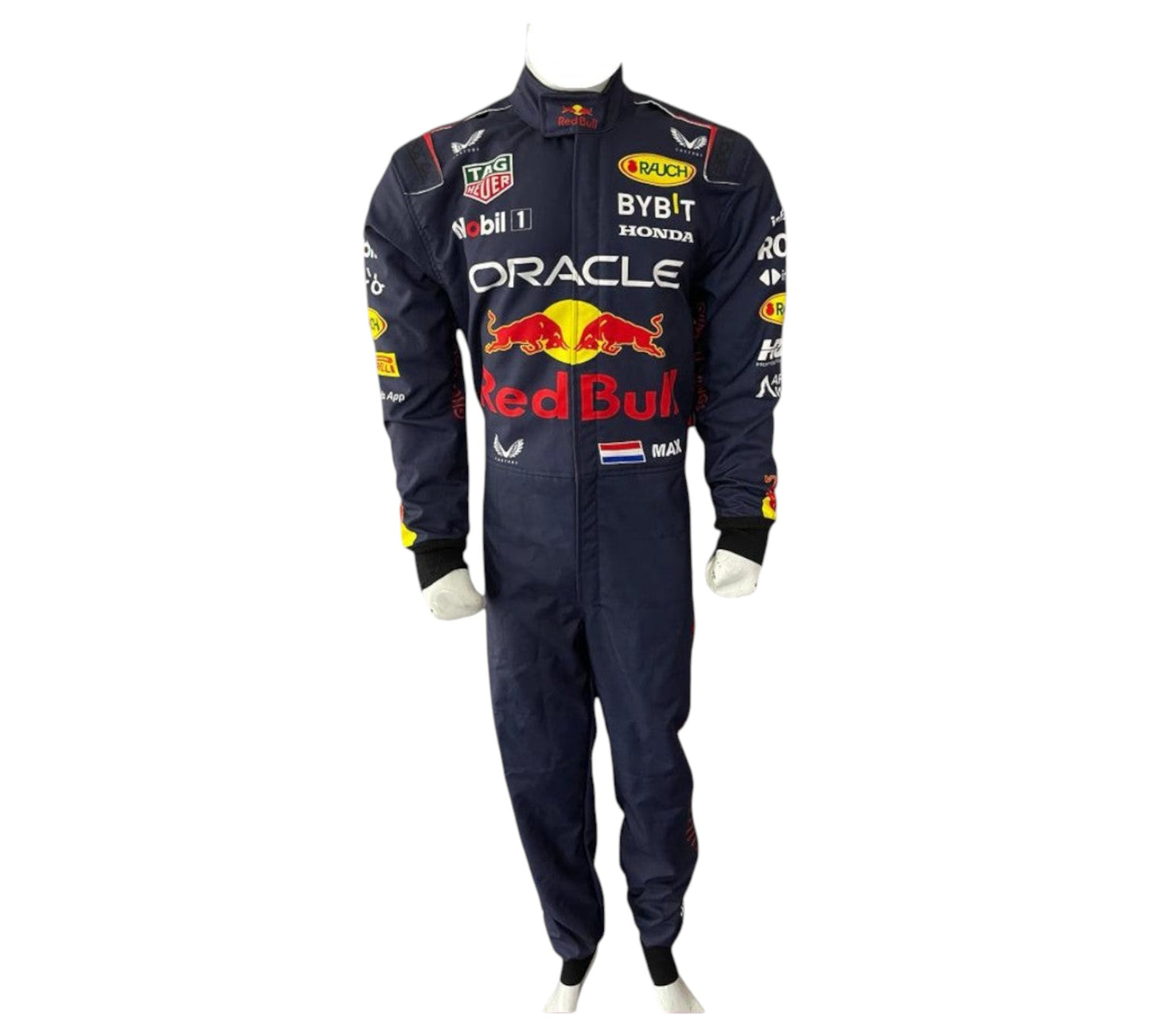2023 Max Verstappen Red Bull Racing F1 Suit Team 