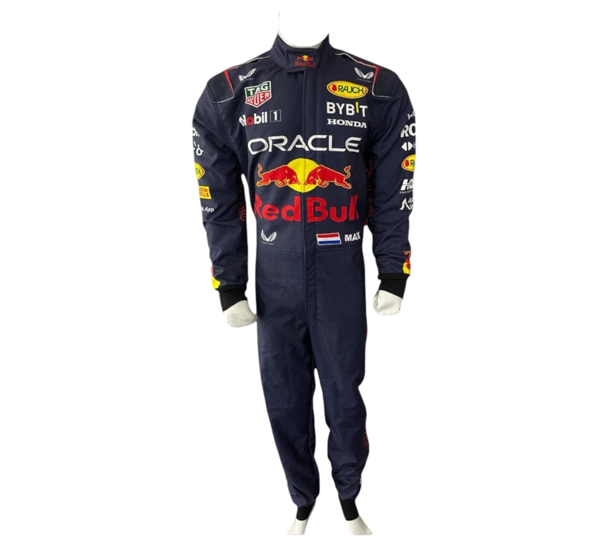 2023 Max Verstappen Red Bull Racing F1 Suit Team 