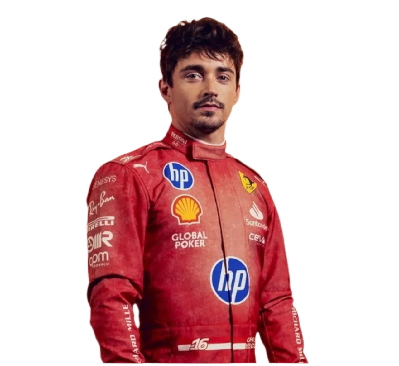2024 Charles Leclerc Scuderia Ferrari Las Vegas GP F1 Race Suit