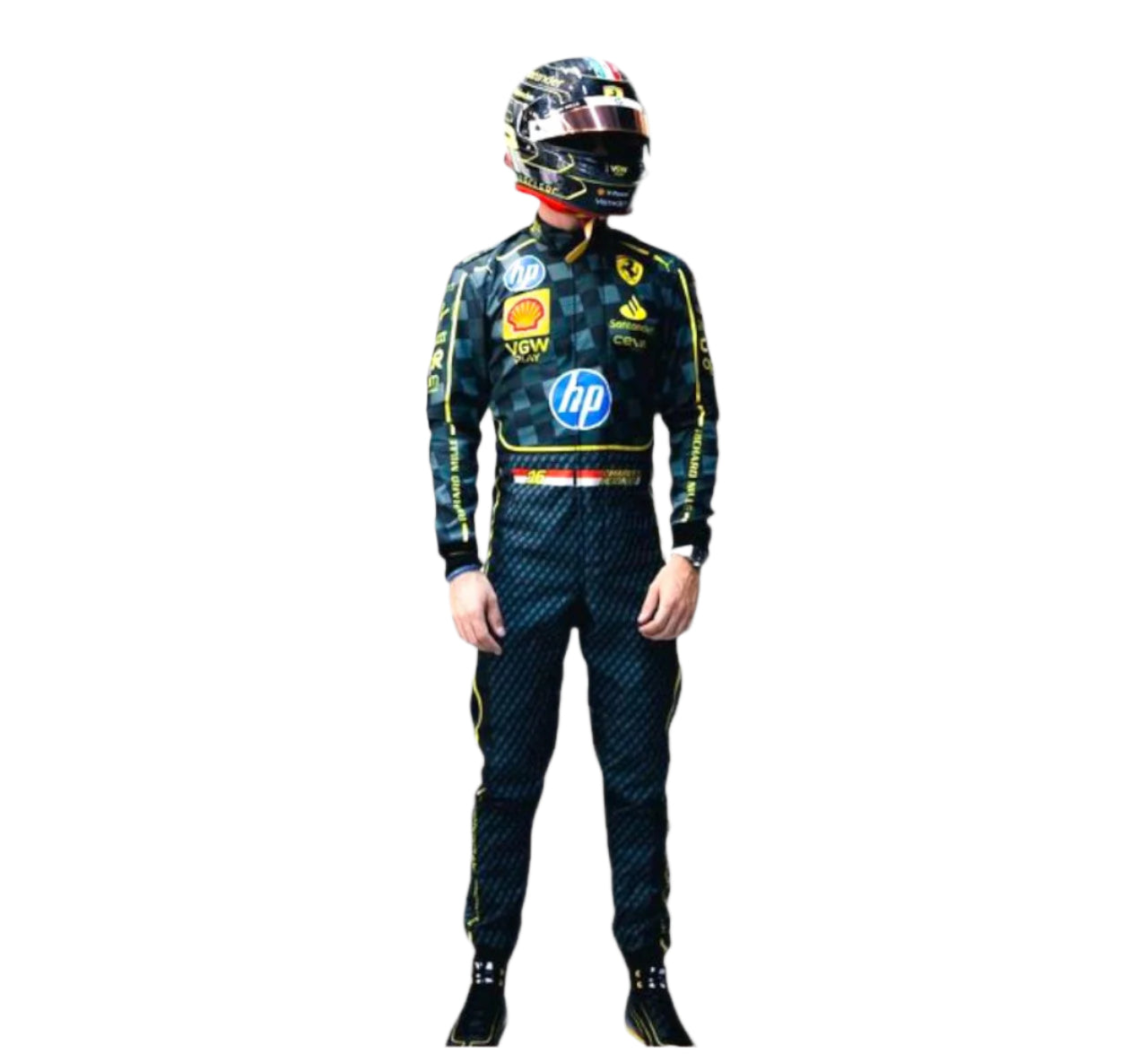 2024 Charles Leclerc Scuderia Ferrari Monza GP F1 Race Suit