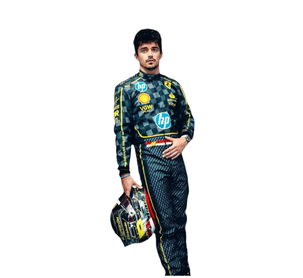 2024 Charles Leclerc Scuderia Ferrari Monza GP F1 Race Suit