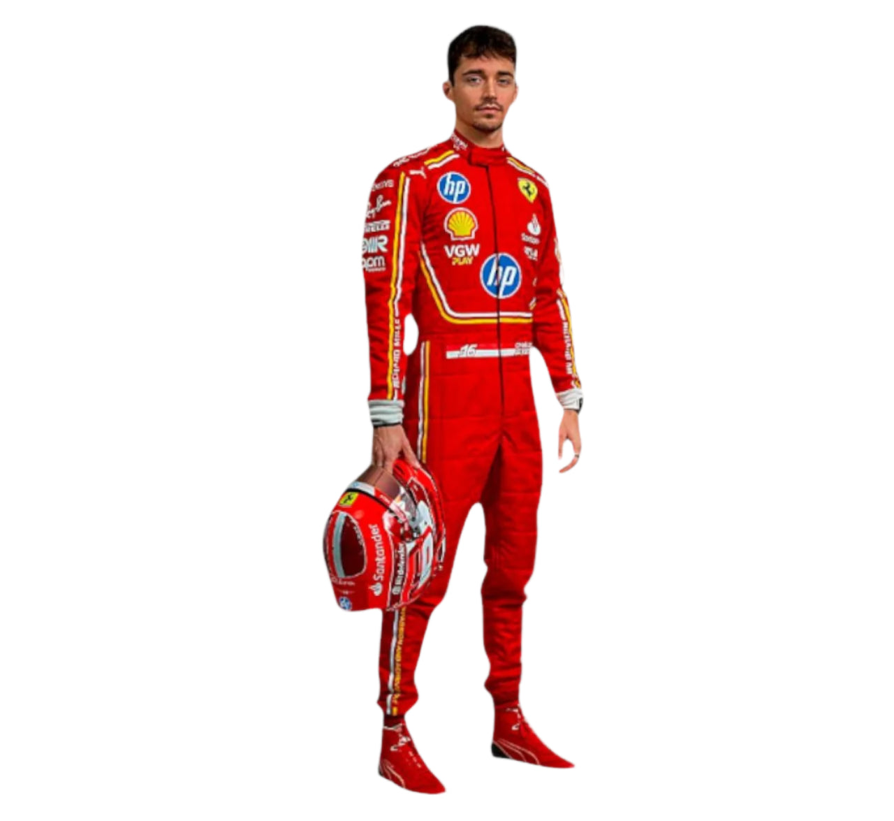 2024 Monaco GP Scuderia Ferrari Hp Charles Leclerc Race Suit