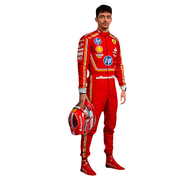 2024 Monaco GP Scuderia Ferrari Hp _ Charles Leclerc Race Suit