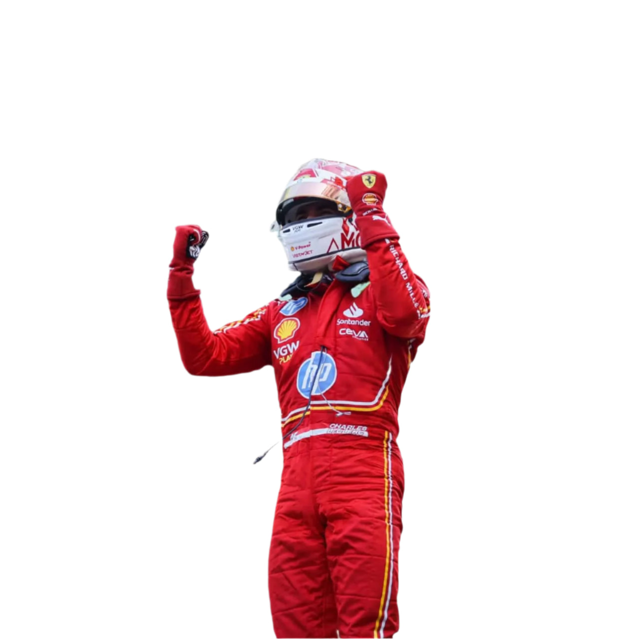 2024 Monaco GP Scuderia Ferrari Hp Charles Leclerc Race Suit