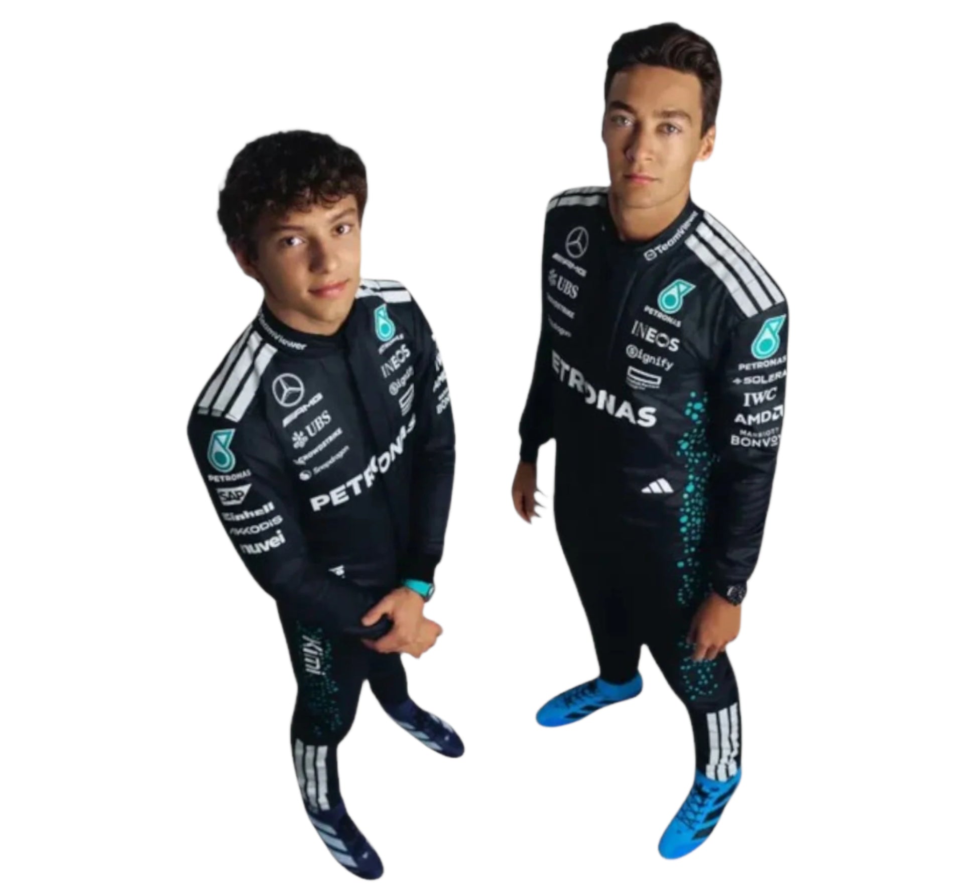 2024 New George Russell Mercedes AMG F1 Replica Racing Suit