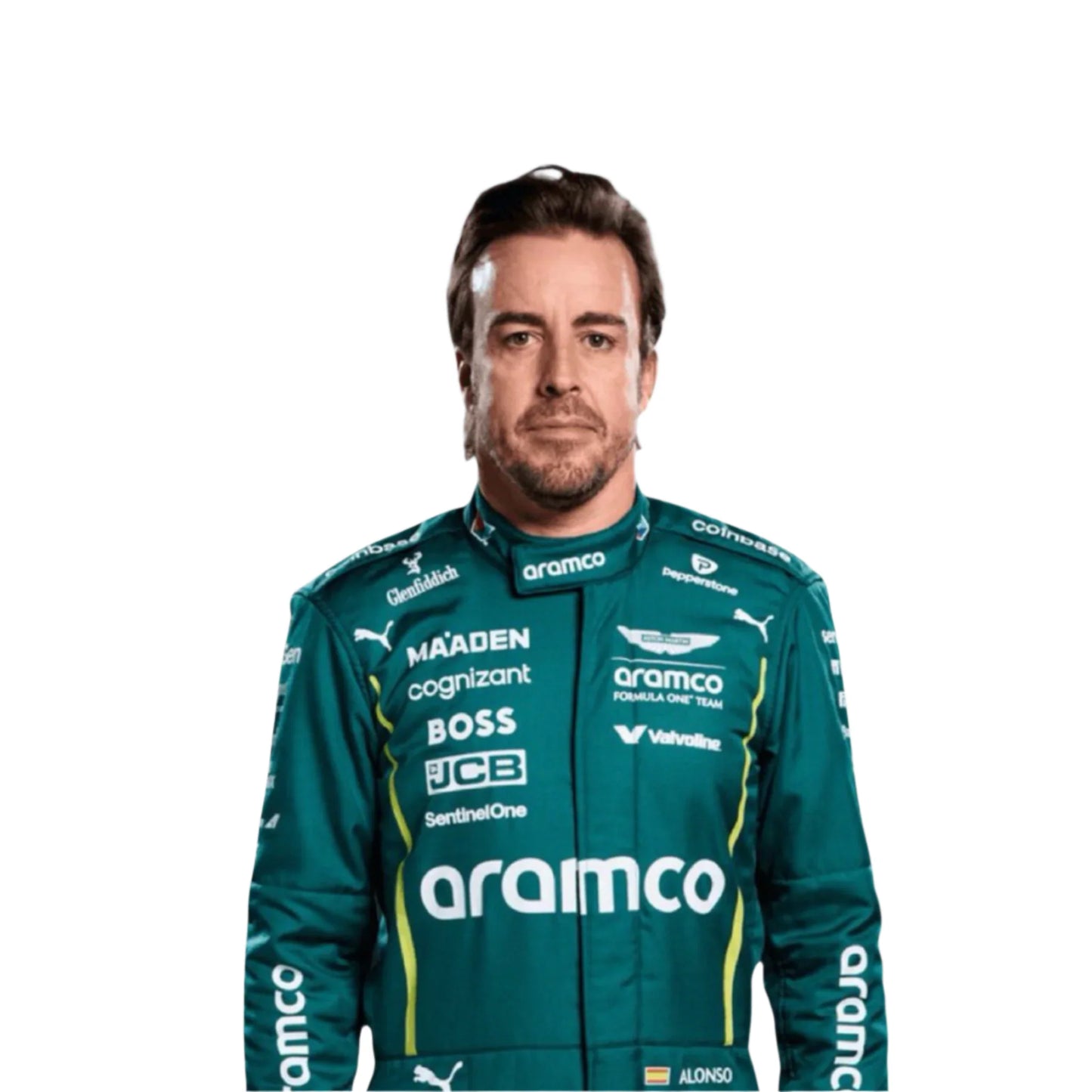 2025 Aston Martin Fernando Alonso F1 Team Race Suit