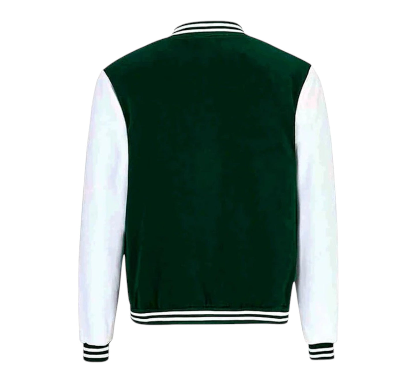 DARK GREEN VARSITY JACKETS