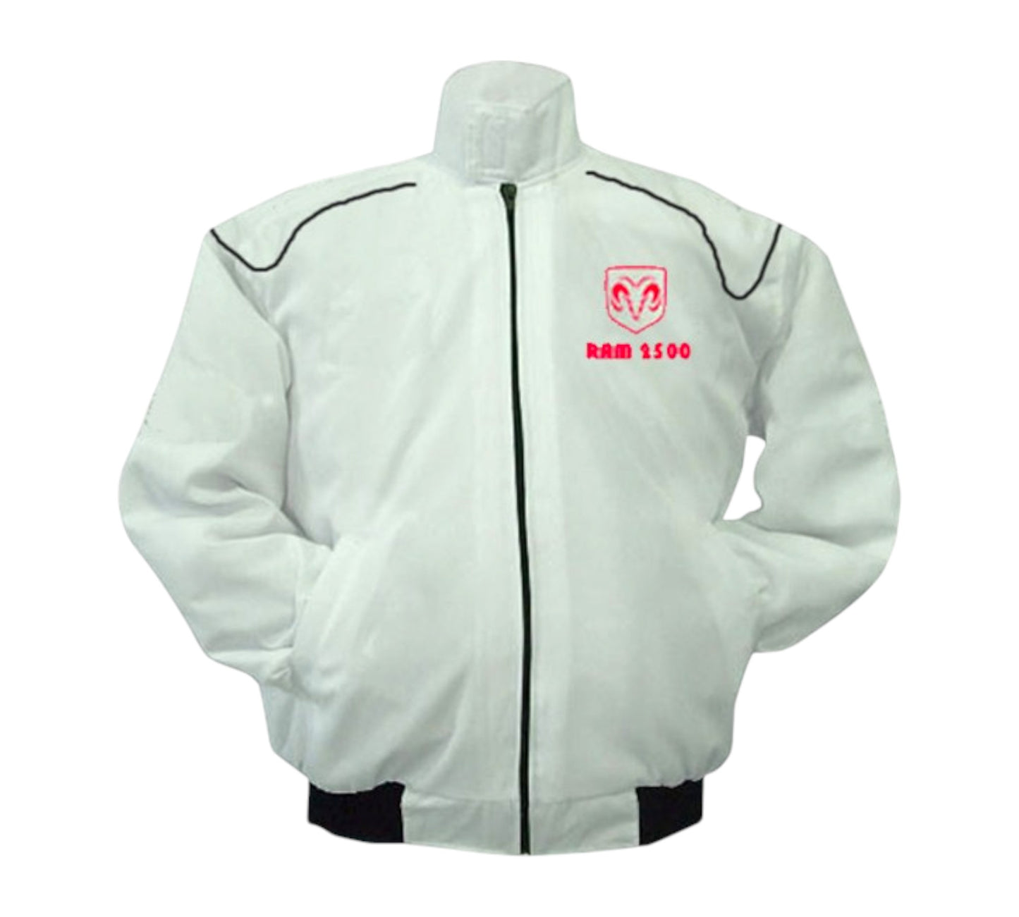 Dodge Ram 2500 Racing Jacket White