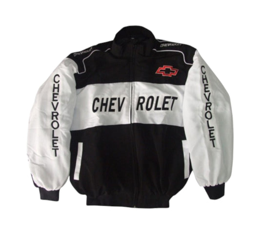 Chevrolet Racing vintage Jacket Black & White