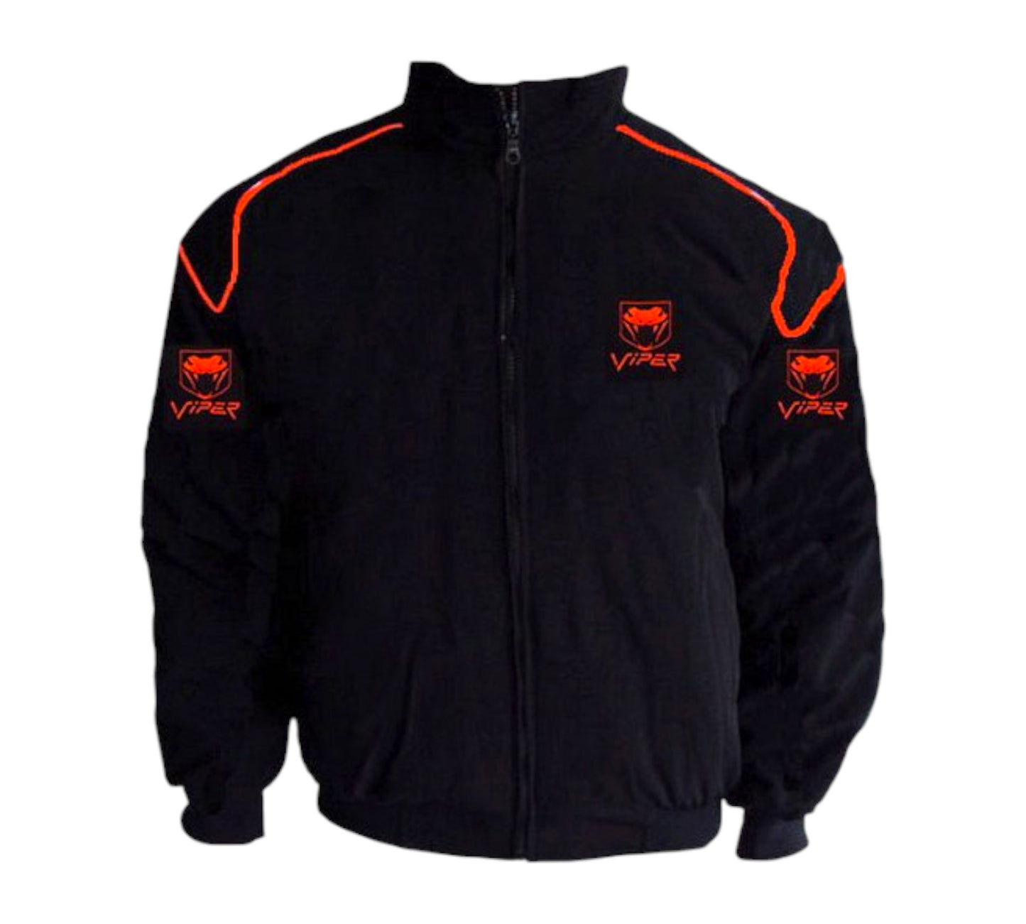 Viper Fangs Racing Jacket Black with Red