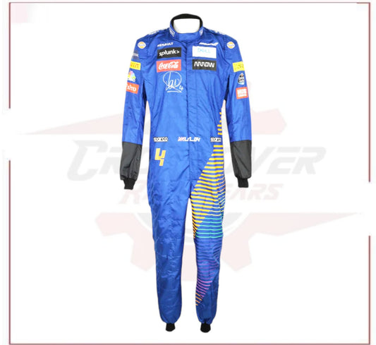 2020 Lando Norris McLaren Formula 1 Team Racing Suit CROSSOVER RACEWEARS