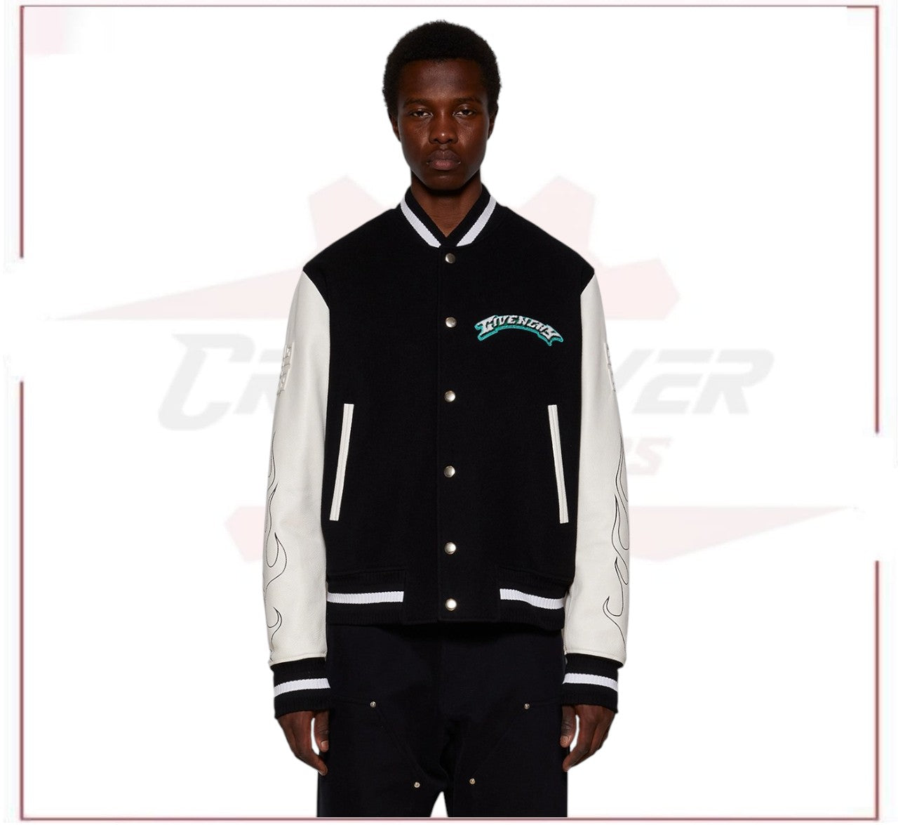 Givenchy Varsity Jacket Black And White