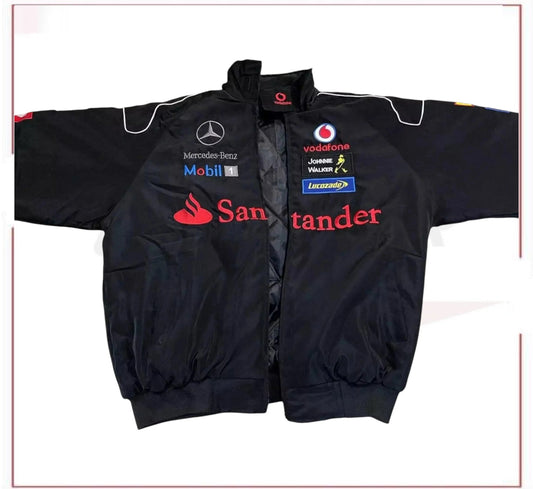Vintage Mercedes-Benz F1 Sublimation Retro Racing Jacket
