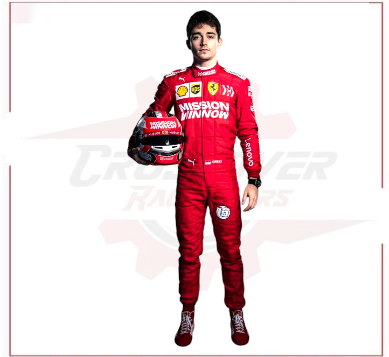 Charles Leclerc 2019 Ferrari F1 Replica Race Suit CROSSOVER RACEWEARS