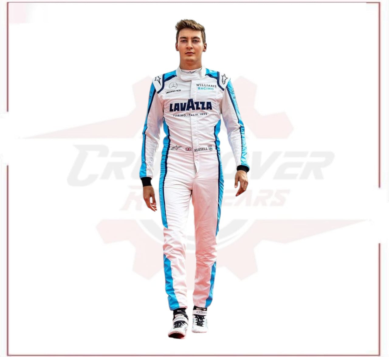 2020 George Russell Williams F1 Racing Race Suit CROSSOVER RACEWEARS
