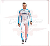 2020 George Russell Williams F1 Racing Race Suit CROSSOVER RACEWEARS