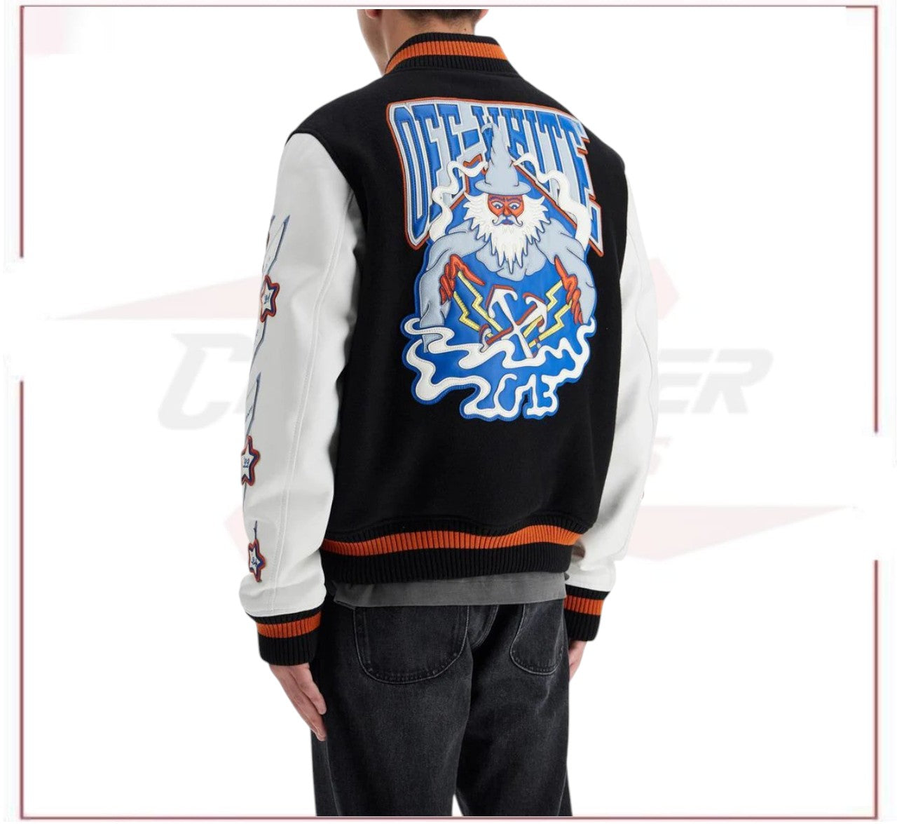 Off-White bomber varsity wizard