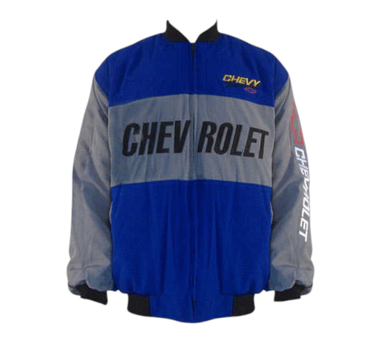 Chevrolet Vintage Racing Jacket Blue & Grey