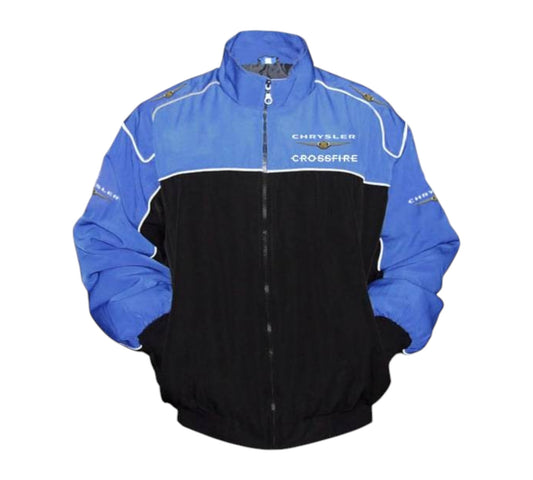Chrysler Crossfire Racing Jacket Black and Royal Blue