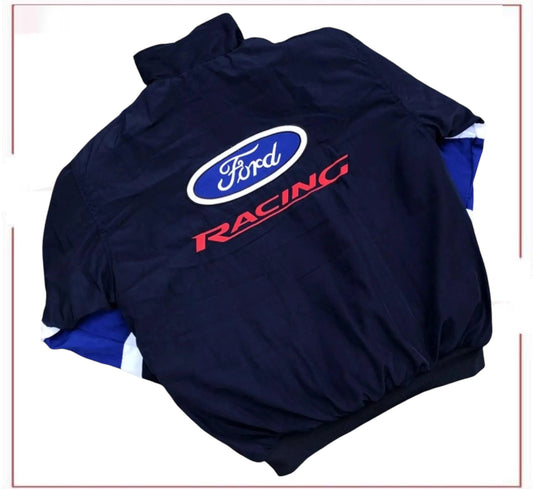 Vintage Ford F1 Racing Sublimation Bomber Jacket