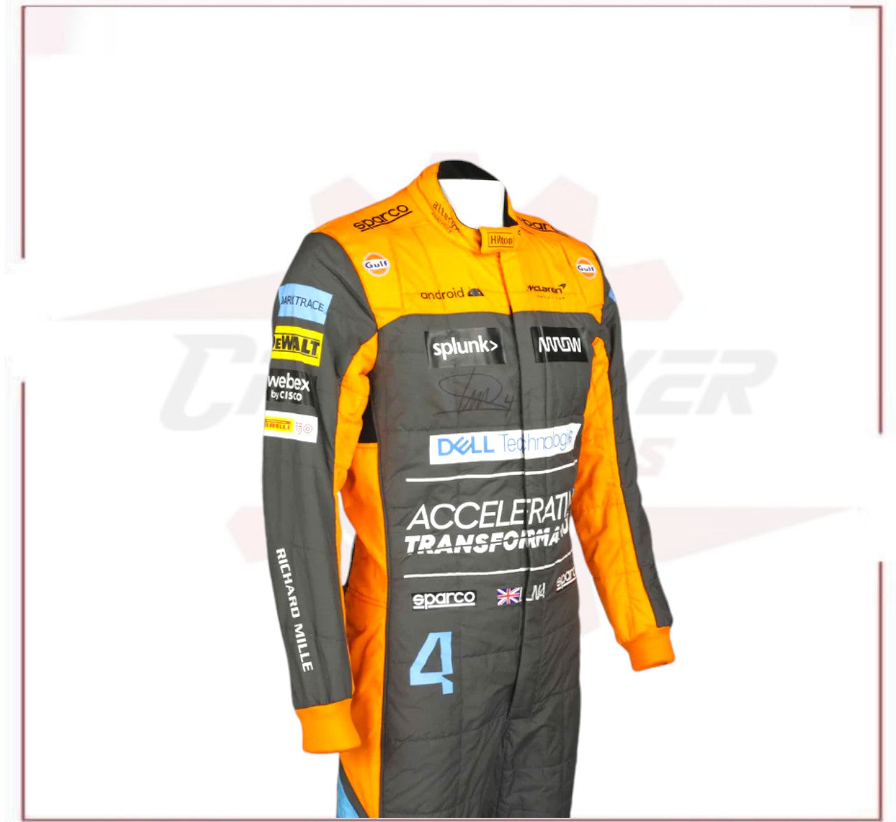 2022 Lando Norris McLaren F1 Race Suit CROSSOVER RACEWEARS