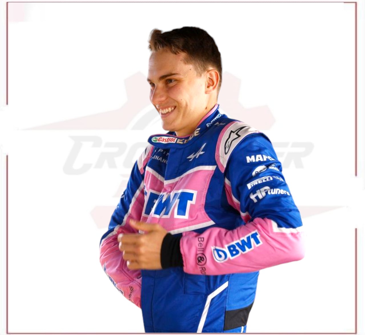 2022 Oscar Piastri BWT Alpine F1 Race suit CROSSOVER RACEWEARS