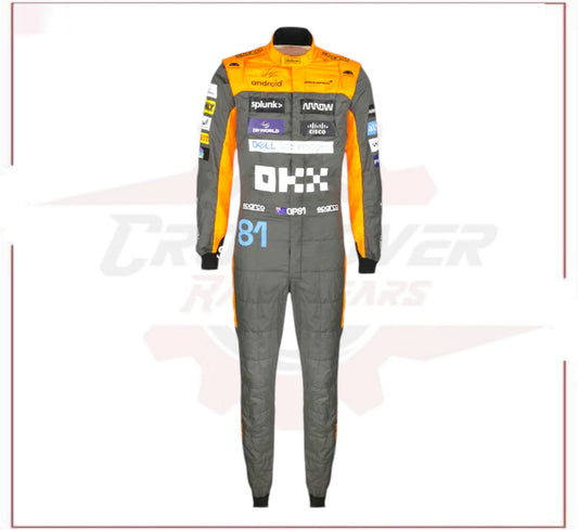2023 Oscar Piastri McLaren Formula 1 Race Suit CROSSOVER RACEWEARS