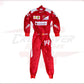 2014 Fernando Alonso Ferrari F1 Embroidered Racing Suit CROSSOVER RACEWEARS