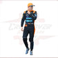 Oscar Paistri Mclaren 2023 New Race Suit in Singapore GP CROSSOVER RACEWEARS