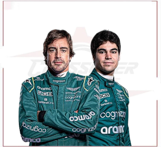 2022 LANCE STROLL ASTON MARTIN F1 RACE SUIT - CANADIAN GP CROSSOVER RACEWEARS