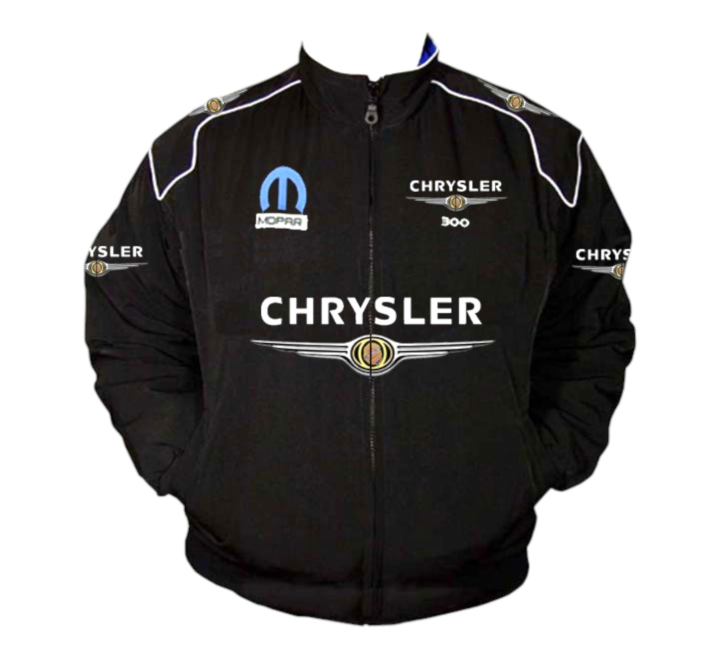 Chrysler Mopar 300 Racing Vintage Jacket Black