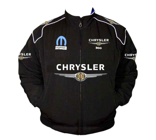 Chrysler Mopar 300 Racing Vintage Jacket Black