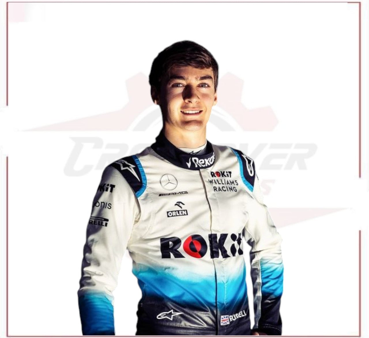 2019 George Russell Rokit Williams Racing F1 Race Suit CROSSOVER RACEWEARS
