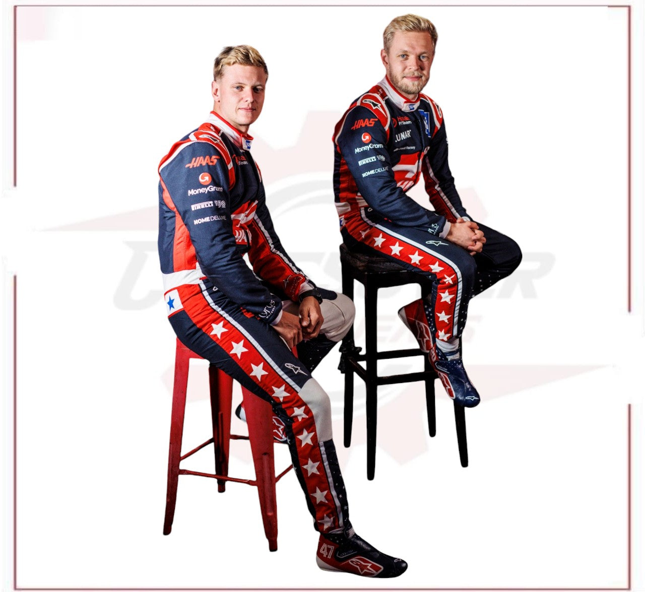 2022 Kevin Magnussen Haas Team F1 Race Suit- US GP
