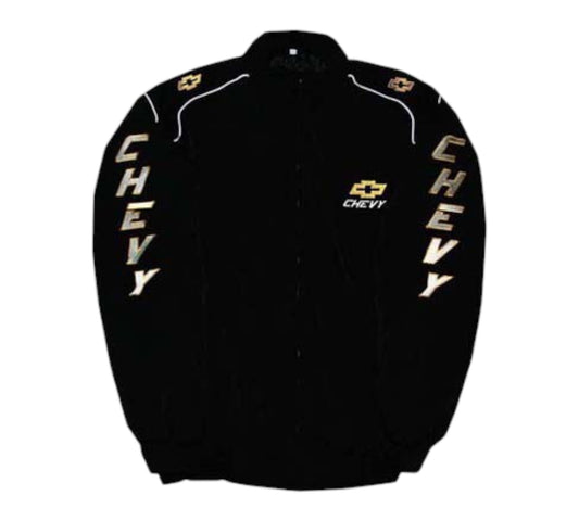 Chevy Chevrolet Racing Jacket Black