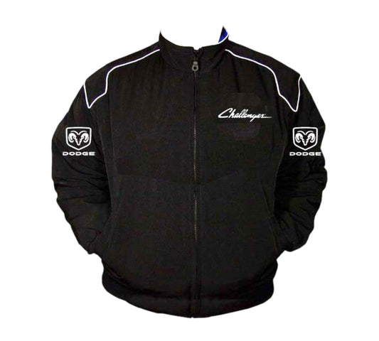 Dodge Challenger Racing Jacket Black