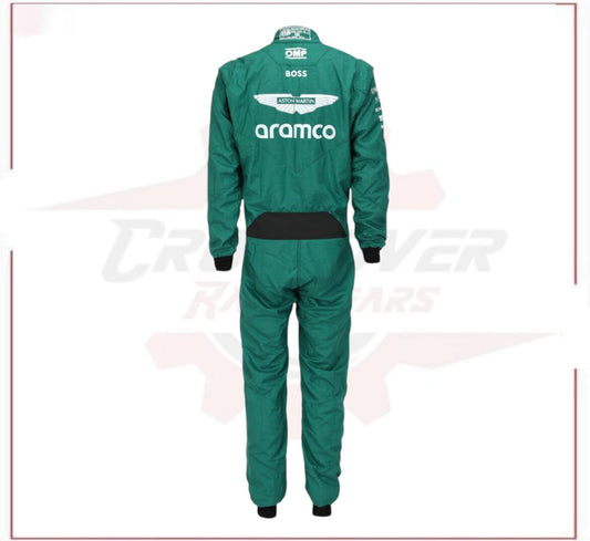 2024 Aston Martin Lance Stroll F1 Team Race Suit CROSSOVER RACEWEARS
