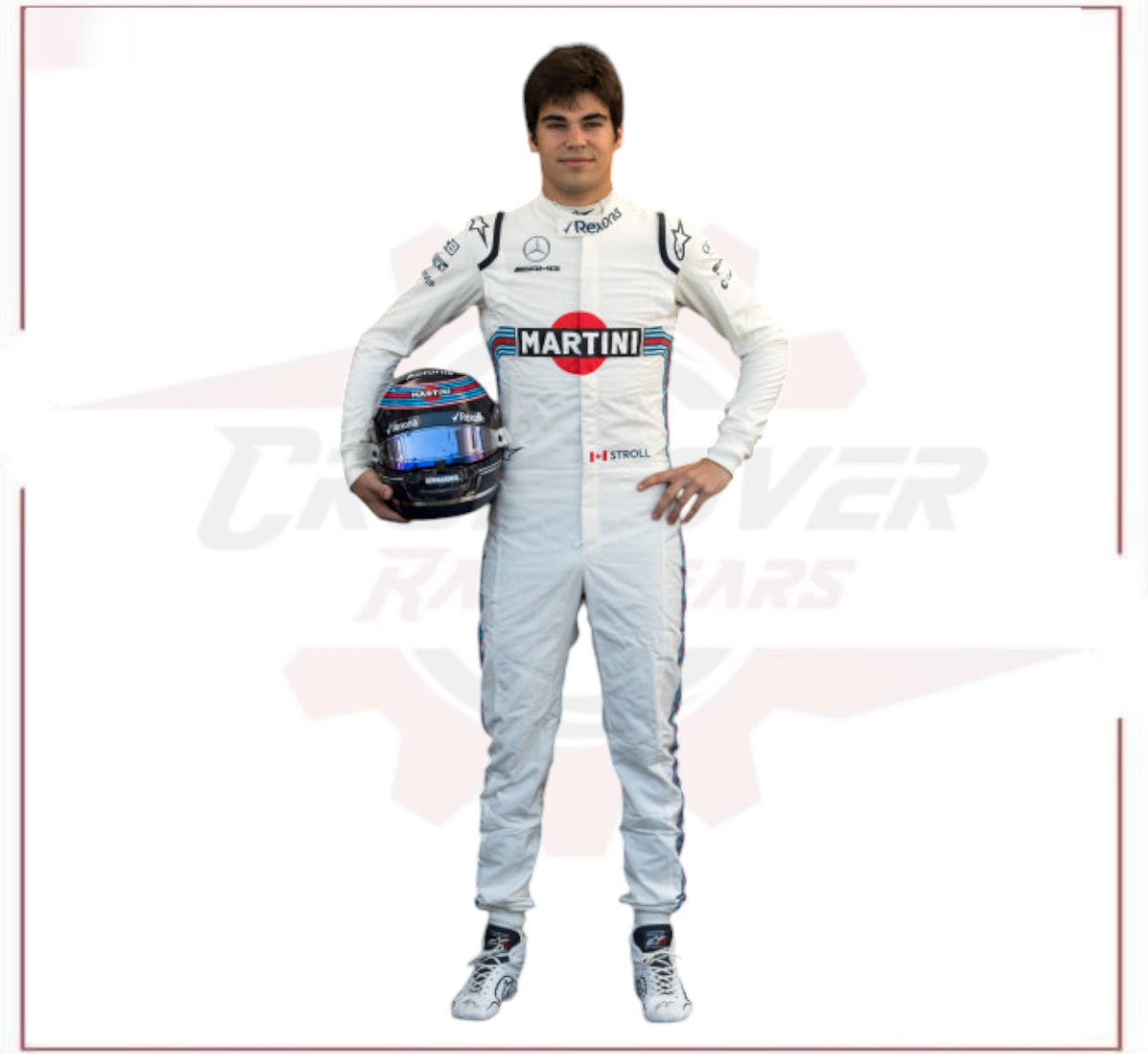 2018 Lance Stroll Williams Martini F1 Race Suit CROSSOVER RACEWEARS