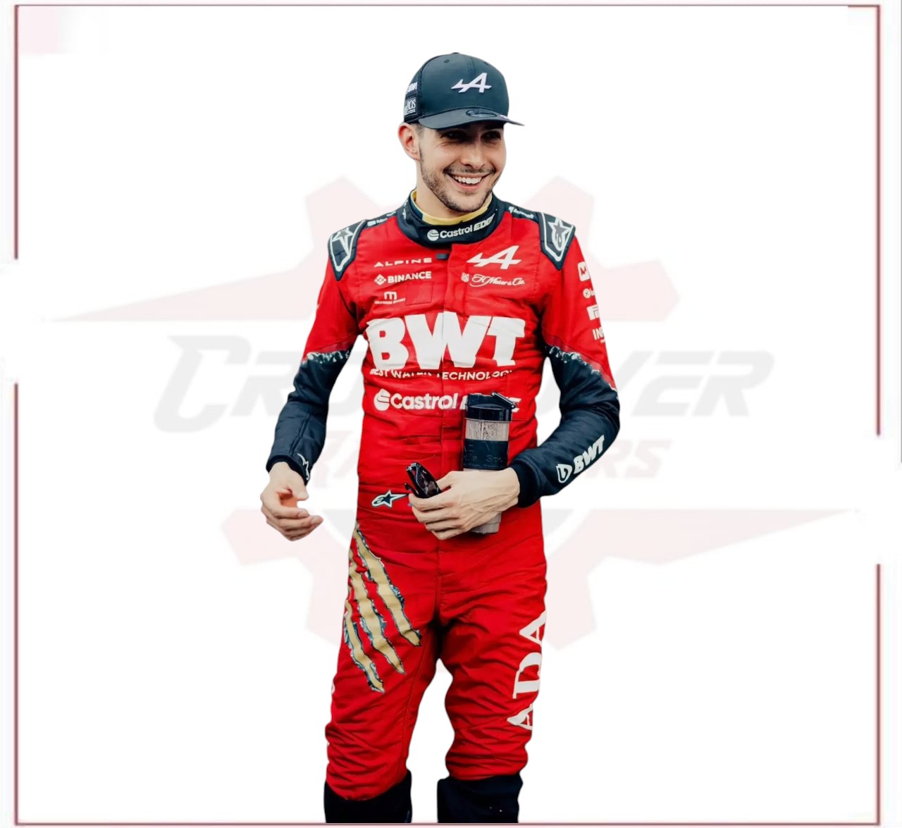 2024 New Esteban Ocon bwt F1 Race Suit CROSSOVER RACEWEARS