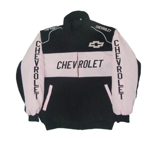 Chevrolet Vintage Racing Jacket Black & Pink