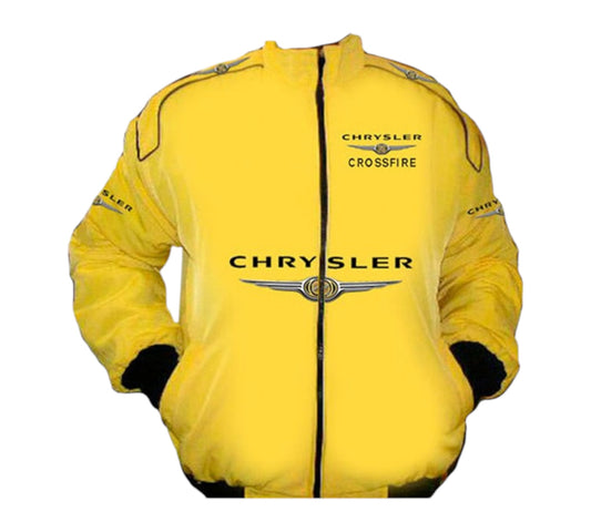 Chrysler Crossfire Racing Vintage Jacket Yellow