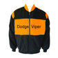 Dodge Viper Racing Jacket Black and Orange