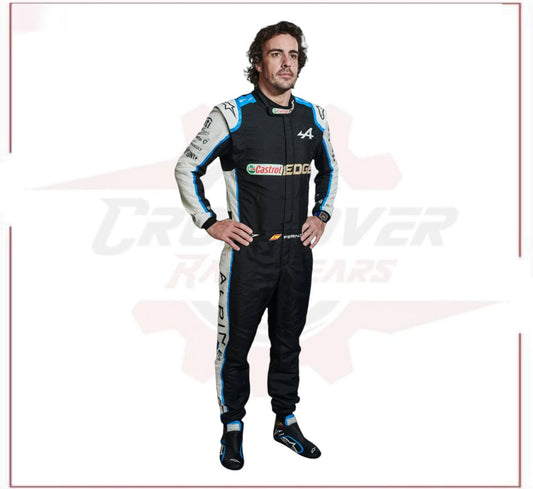 2021 FERNANDO ALONSO ALPHINE F1 RACE SUIT CROSSOVER RACEWEARS