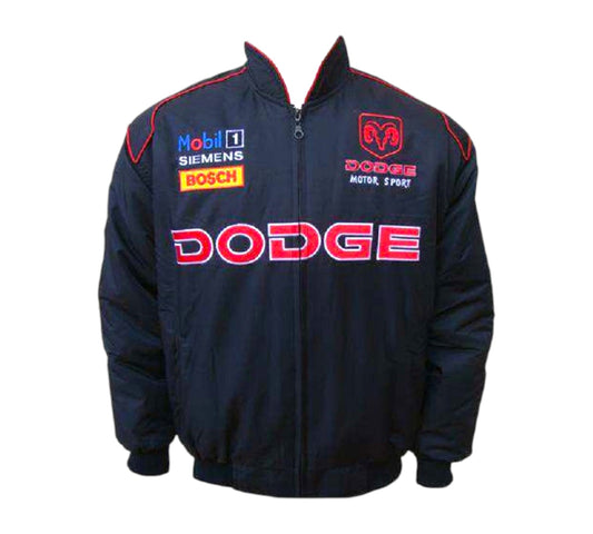 Dodge Sport Vintage Racing Jacket Black