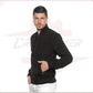 David - Men's Bomber Jacket in Genuine Dark Brown Suede Leather CROSSOVER RACEWEARS