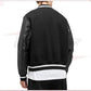 Givenchy Mix Material Varsity Jacket Black