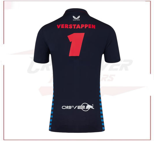 F1 Red Bull Racing 2024 Max Verstappen Team Polo Shirts